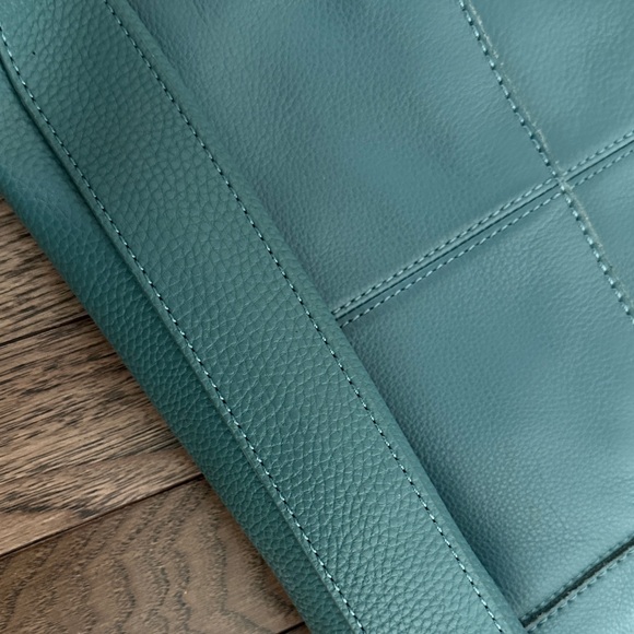 The Sak Blue Crossbody Bag with Chevron Strap - Picture 5 of 11